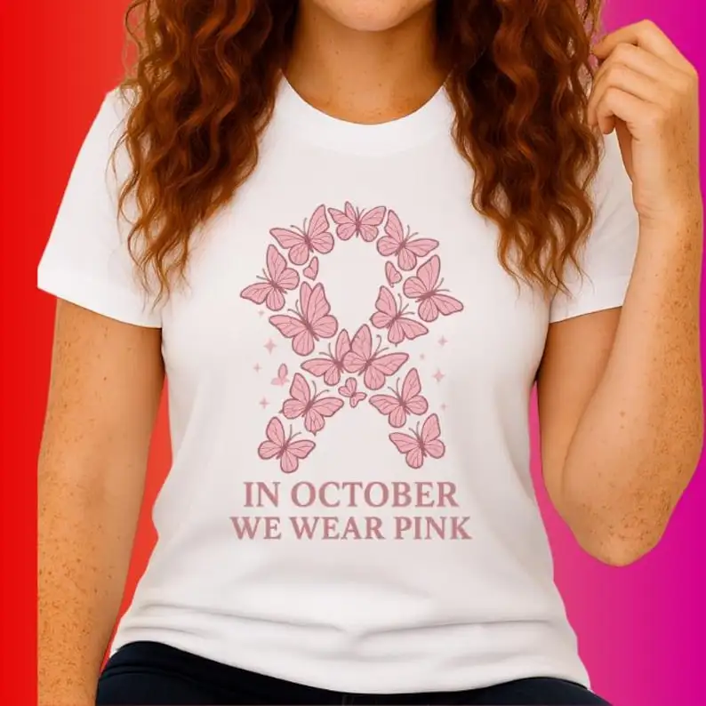 Рубашка с розовой лентой от рака, октябрьская футболка с информацией о раке молочной железы в октябре, розовая одежда, поддержка рака, выживленная семейная футболка
Рубашка с розовой лентой от рака, октябрьская футболка с информацией о раке молочной железы в октябре, розовая одежда, поддержка рака, выживленная семейная футболка