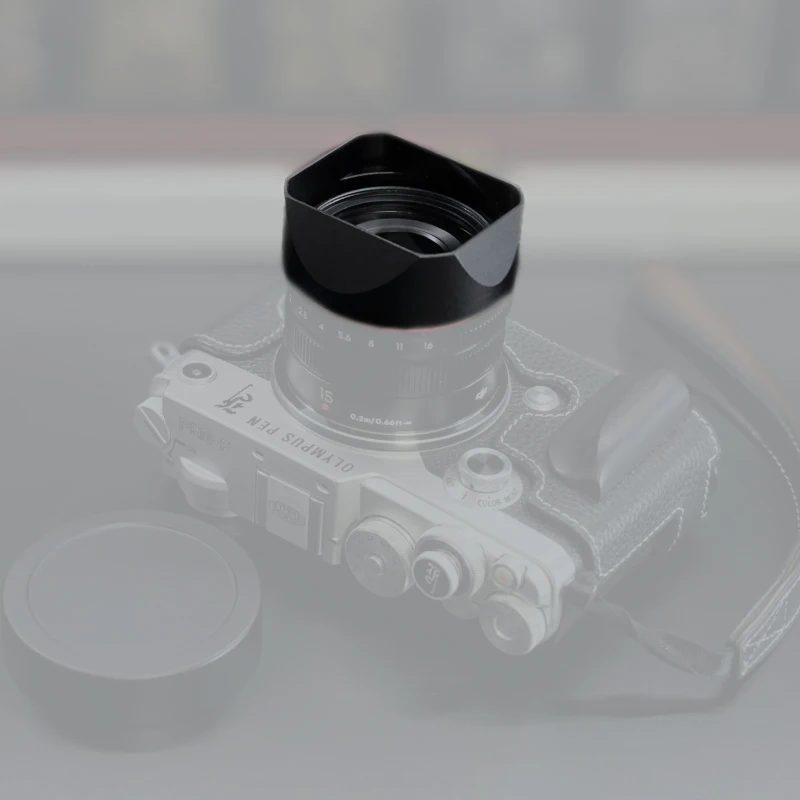 for Panasonic LUMIX G LEICA DG SUMMILUX 15mm F1.7 ASPH Bayonet Metal Square Len hood Comes With Metal Cap
for Panasonic LUMIX G LEICA DG SUMMILUX 15mm F1.7 ASPH Bayonet Metal Square Len hood Comes With Metal Cap