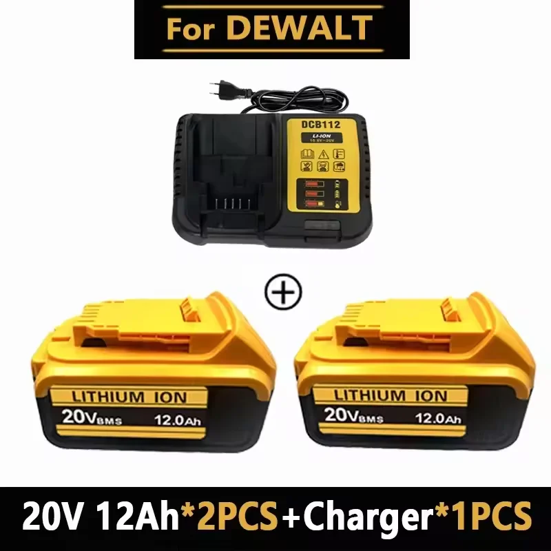 Большая акция: литий-ионный аккумулятор 20В для электроинструментов DeWalt, совместимый с моделями DCB606, DCBGene, DCB206, DCB200 MAX, 20V, 8Ач, 12Ач.
Большая акция: литий-ионный аккумулятор 20В для электроинструментов DeWalt, совместимый с моделями DCB606, DCBGene, DCB206, DCB200 MAX, 20V, 8Ач, 12Ач.