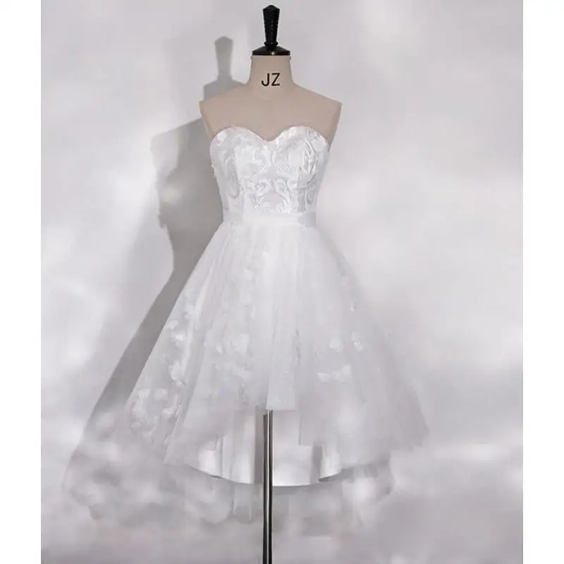 New strapless princess fluffy white dress bride engagement and coming of age ceremony daily banquet party dress customized
New strapless princess fluffy white dress bride engagement and coming of age ceremony daily banquet party dress customized