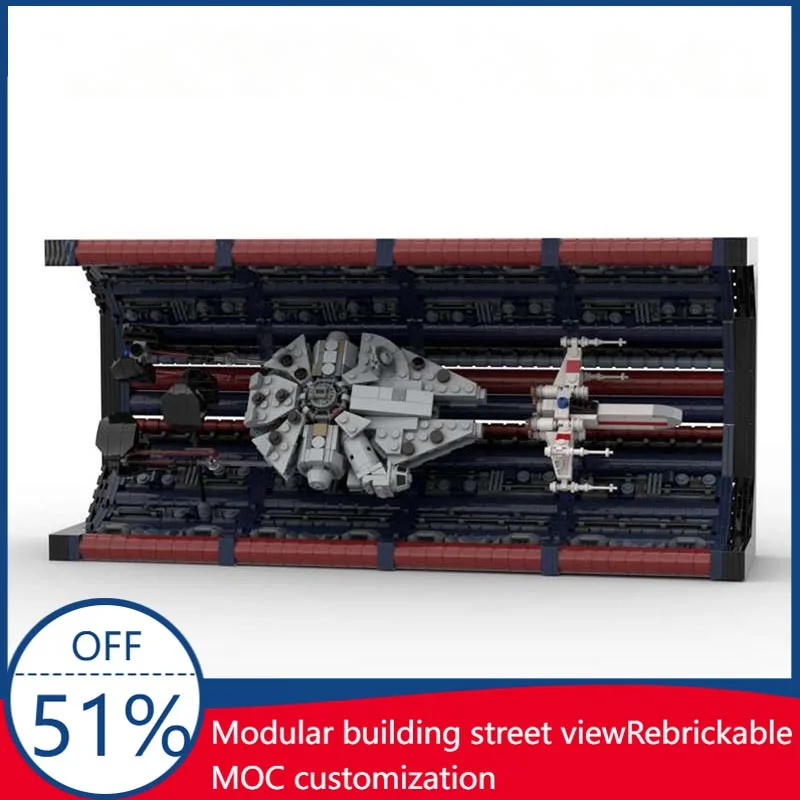 1864pcs MOC Sci Fi Super Structure Space Station Diorama Building Blocks Model Diy Assembly Educational Toy Creative Collection
1864pcs MOC Sci Fi Super Structure Space Station Diorama Building Blocks Model Diy Assembly Educational Toy Creative Collection