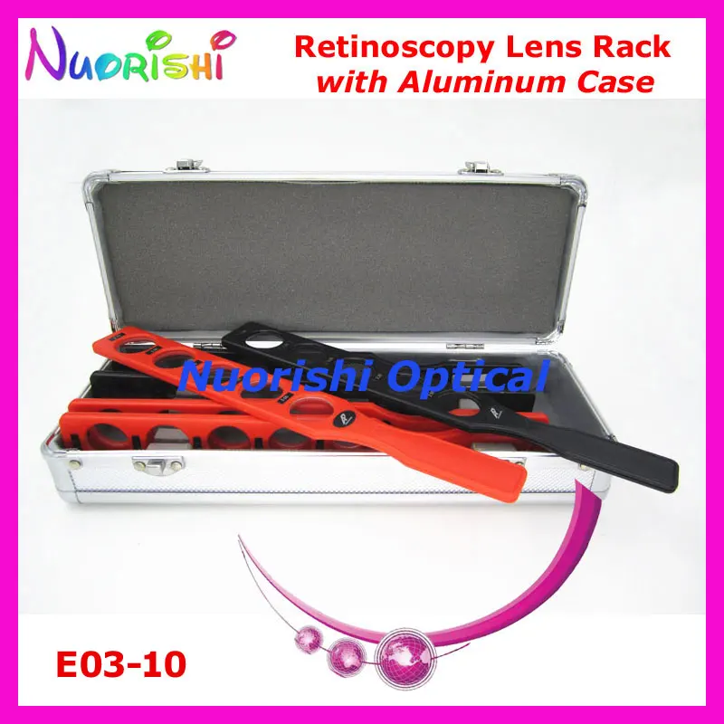 E03-10 Good Quality Ophthalmic Supplies Retinoscopy Trial Board Lens Rack Set Kit 6 Plastic Bars 30 Lenses Aluminum Case
E03-10 Good Quality Ophthalmic Supplies Retinoscopy Trial Board Lens Rack Set Kit 6 Plastic Bars 30 Lenses Aluminum Case