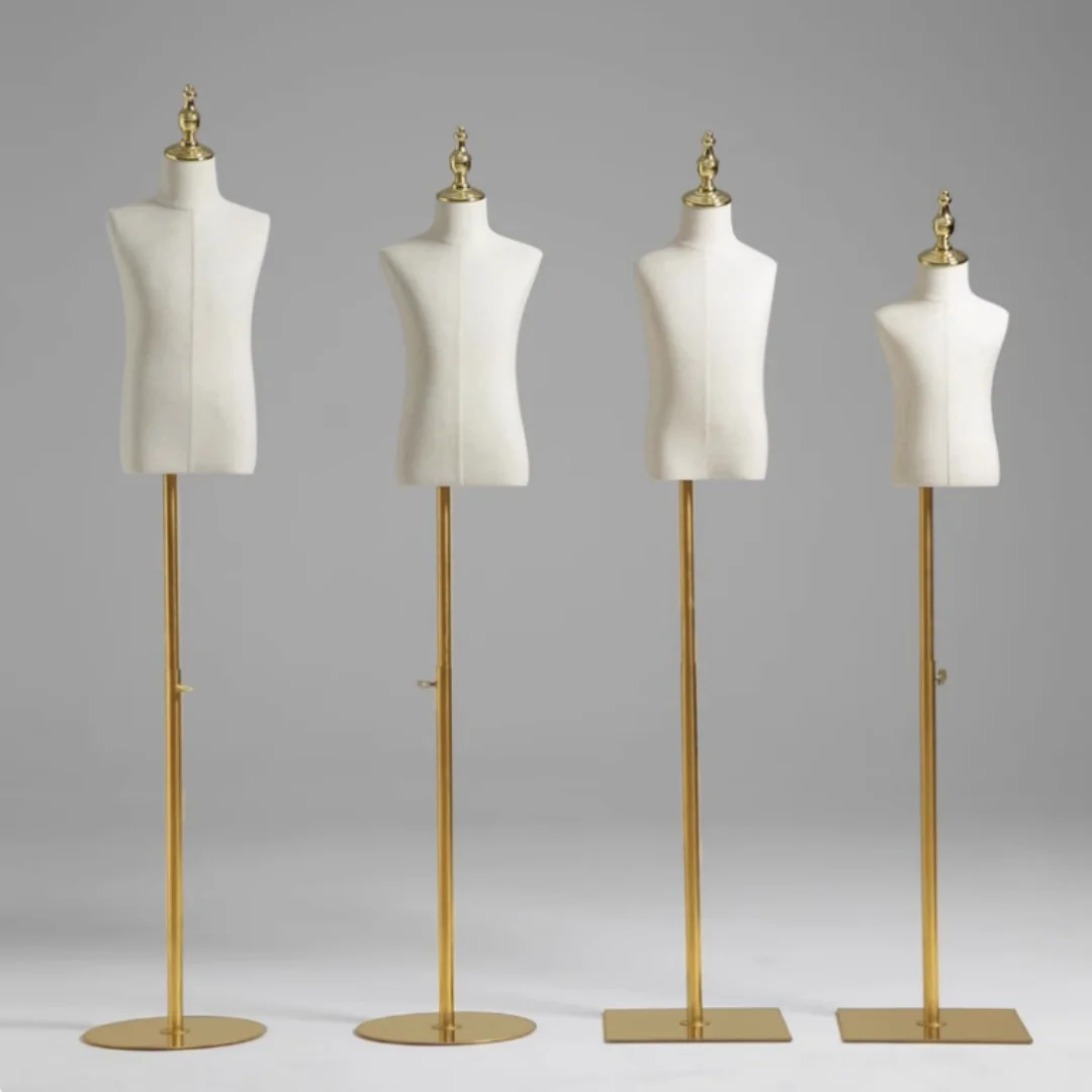 1-4-Year Half-Style Mannequin for Children Clothing, Gold, Iron, Square Base, Chassis, Woman, Pet, D076
1-4-Year Half-Style Mannequin for Children Clothing, Gold, Iron, Square Base, Chassis, Woman, Pet, D076