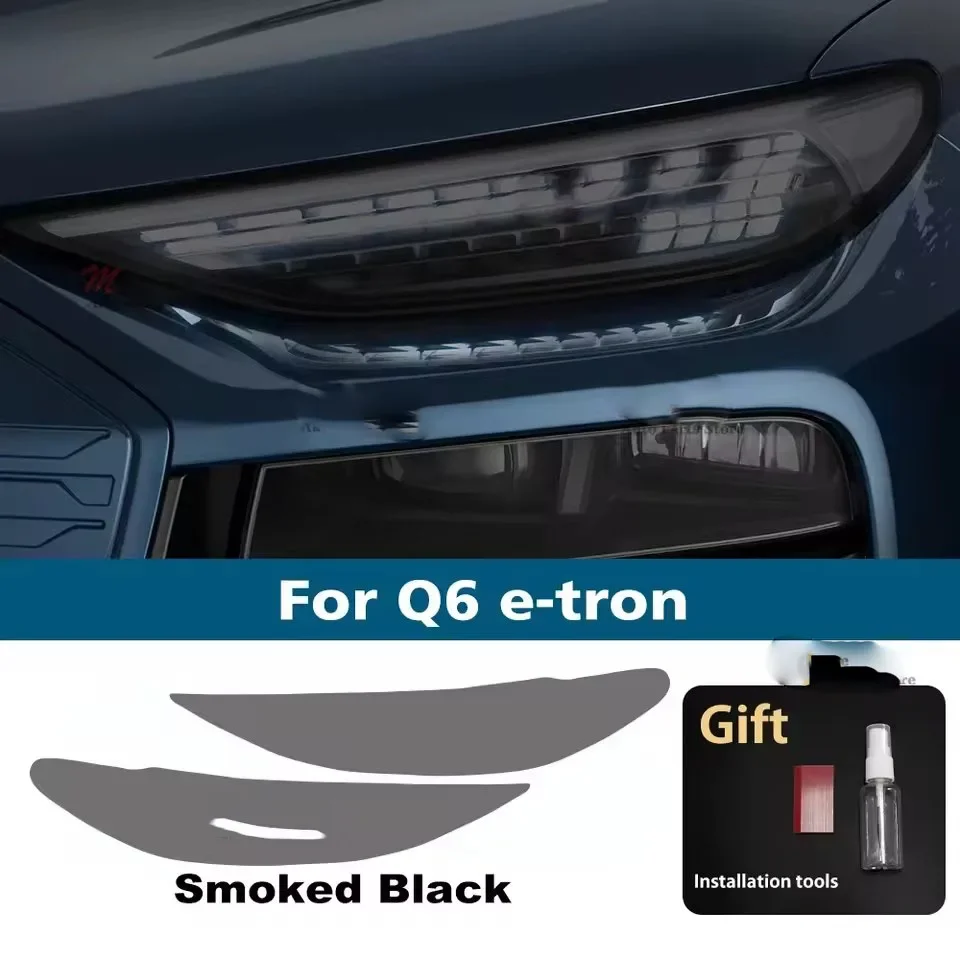 For Audi Q6 E-tron Car Headlight Protective Film Front Headlamp Transparent Black TPU Exterior Anti-scratch Sticker Accessories
For Audi Q6 E-tron Car Headlight Protective Film Front Headlamp Transparent Black TPU Exterior Anti-scratch Sticker Accessories