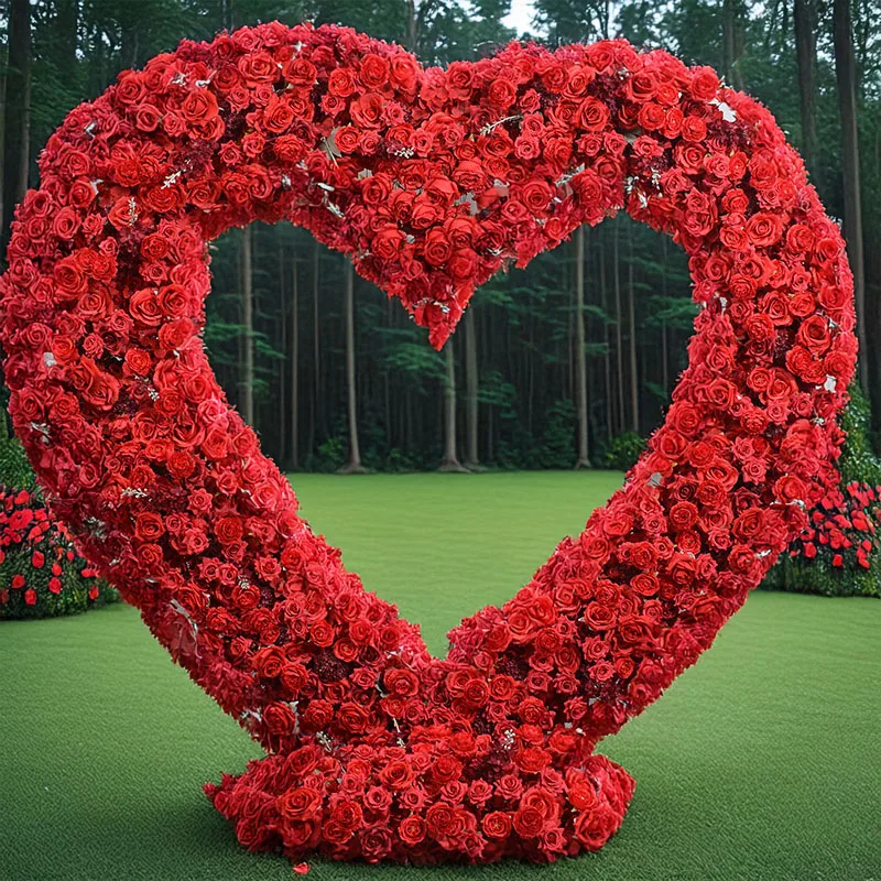 Use 2M Red Heart-shaped Artificial Flowers To Create A Warm and Romantic Atmosphere for Weddings Proposals and Celebrations
Use 2M Red Heart-shaped Artificial Flowers To Create A Warm and Romantic Atmosphere for Weddings Proposals and Celebrations
