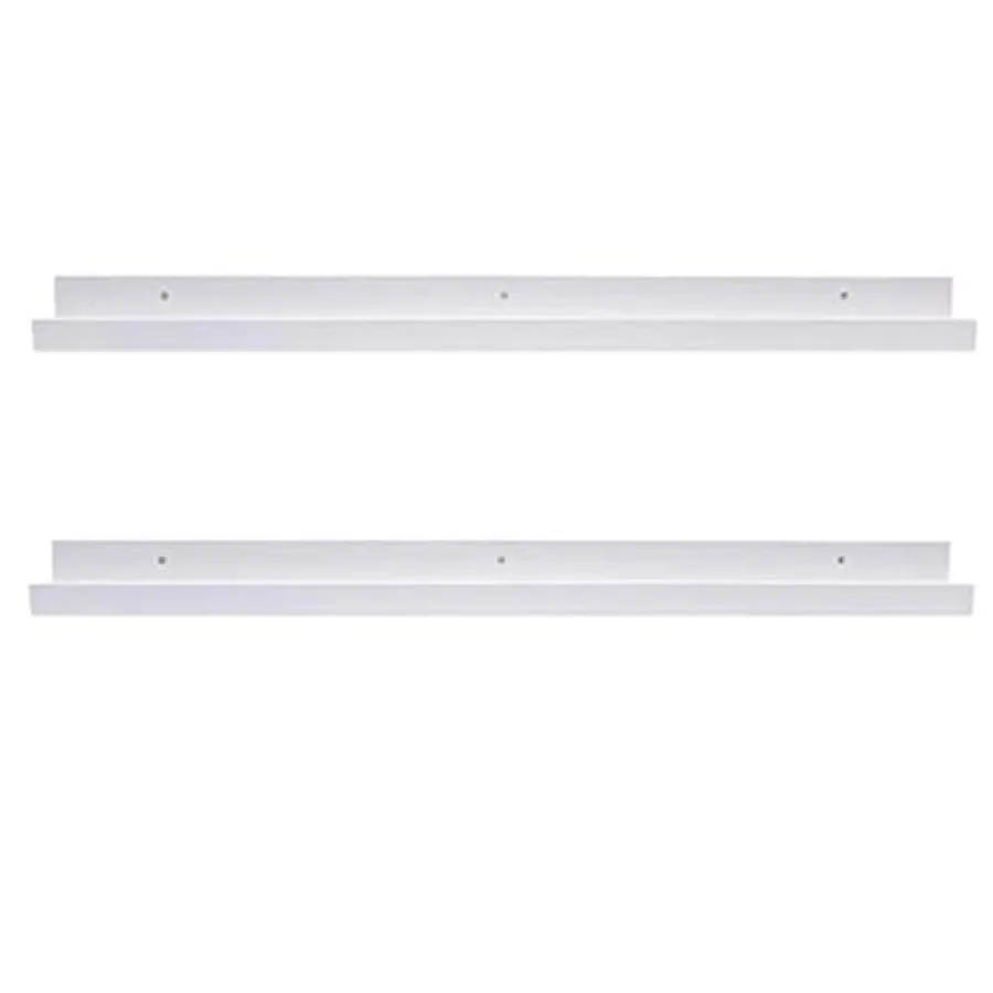 36 Inch Picture Ledge Shelf Floating Shelves Wall Mounted Set of 2
36 Inch Picture Ledge Shelf Floating Shelves Wall Mounted Set of 2