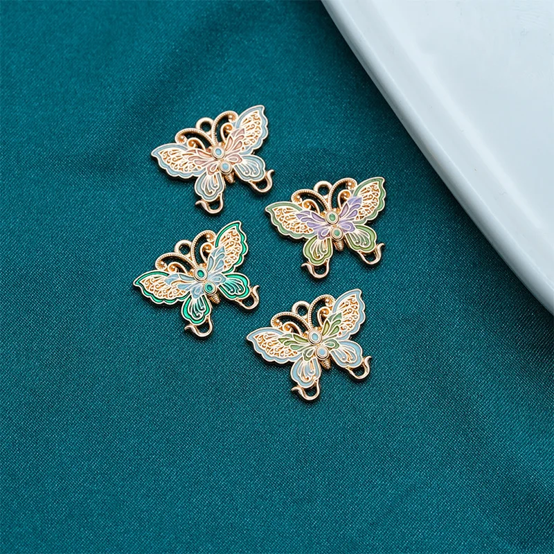 10pcs 15*8x20mm New Retro Alloy enamel Charms cute colored butterfly pendant for make Earrings necklace DIY Jewelry Accessories
10pcs 15*8x20mm New Retro Alloy enamel Charms cute colored butterfly pendant for make Earrings necklace DIY Jewelry Accessories
