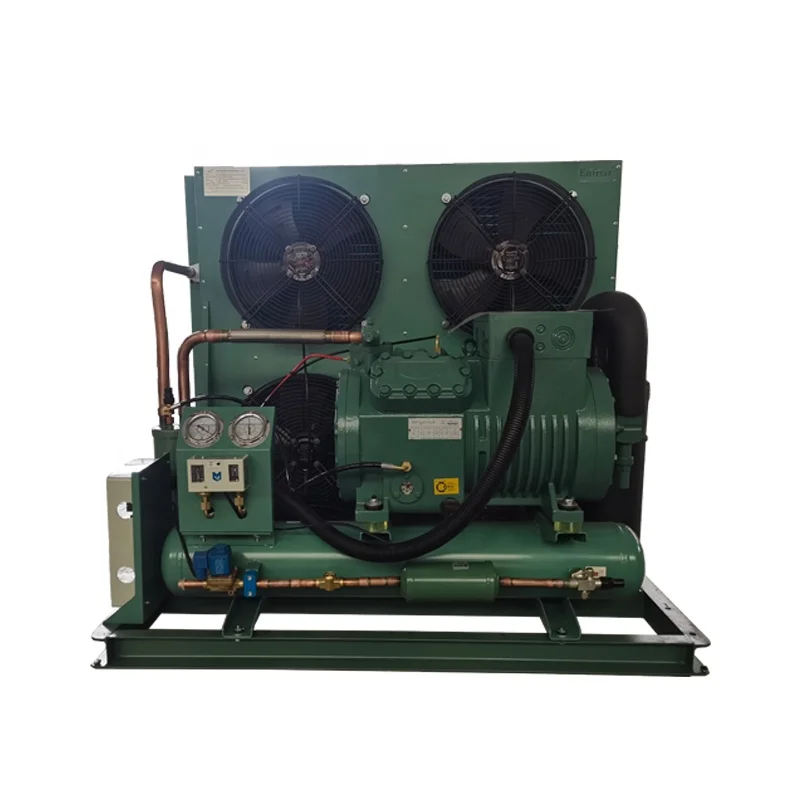 SINOCOLD 3phase 220V 60HZ 10 Condensing Unit With Semi-hermetic Compressor for Cold Room Walk-in Freezer System