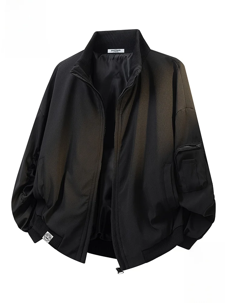 PaulFrank Bla Workwear Jaet Men's Loose Casual Baseball Sle Zipper ket Anti-Wrinkle Polyester Fiber Autumn Outerwear
PaulFrank Bla Workwear Jaet Men's Loose Casual Baseball Sle Zipper ket Anti-Wrinkle Polyester Fiber Autumn Outerwear