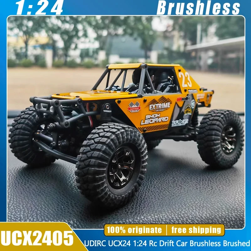 1/24 UDIRC UCX2405 Crawler RC Car Brushless/Brushed 4WD Mini Climb Racing Mini Rock Crawler 3 Speed Transmission RTR RC Car
1/24 UDIRC UCX2405 Crawler RC Car Brushless/Brushed 4WD Mini Climb Racing Mini Rock Crawler 3 Speed Transmission RTR RC Car
