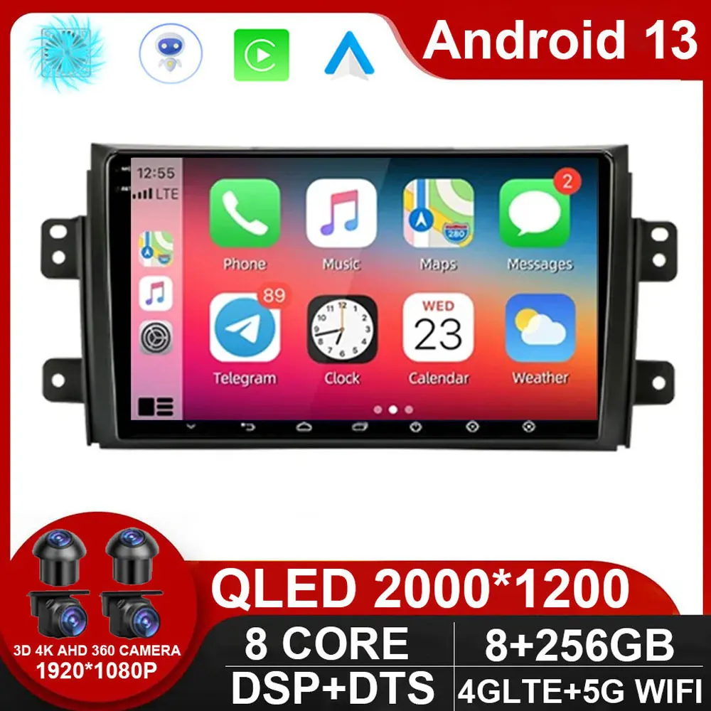 Автомагнитола на Android 13 для Suzuki SX4 2006-2013 Fiat Sedici 2005-2014 мультимедийный видеоплеер навигация 2din Carplay стерео аудио
Автомагнитола на Android 13 для Suzuki SX4 2006-2013 Fiat Sedici 2005-2014 мультимедийный видеоплеер навигация 2din Carplay стерео аудио