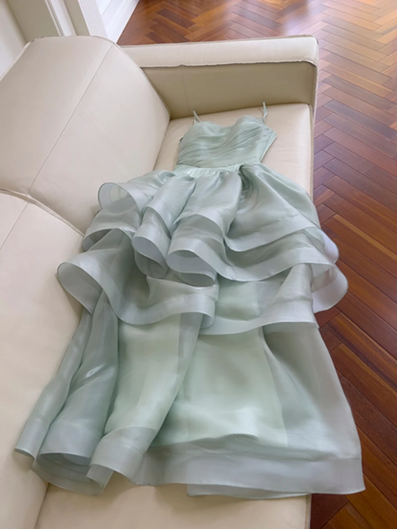 Mint een Multi-Layered Women's Dr Spring 2026 Faion High Waist Strap Design Luxury Slimming Mid-Length A-Line Gown
Mint een Multi-Layered Women's Dr Spring 2026 Faion High Waist Strap Design Luxury Slimming Mid-Length A-Line Gown