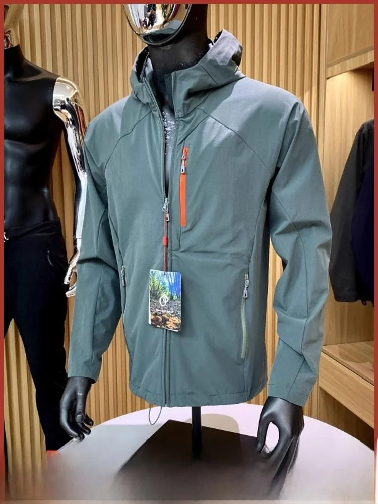 Мужская уличная куртка, дышащая эластичная водонепроницаемая весенне-осенняя подставка на молнии, нейлоновая смесь полиэстера, молодежная мода
Мужская уличная куртка, дышащая эластичная водонепроницаемая весенне-осенняя подставка на молнии, нейлоновая смесь полиэстера, молодежная мода