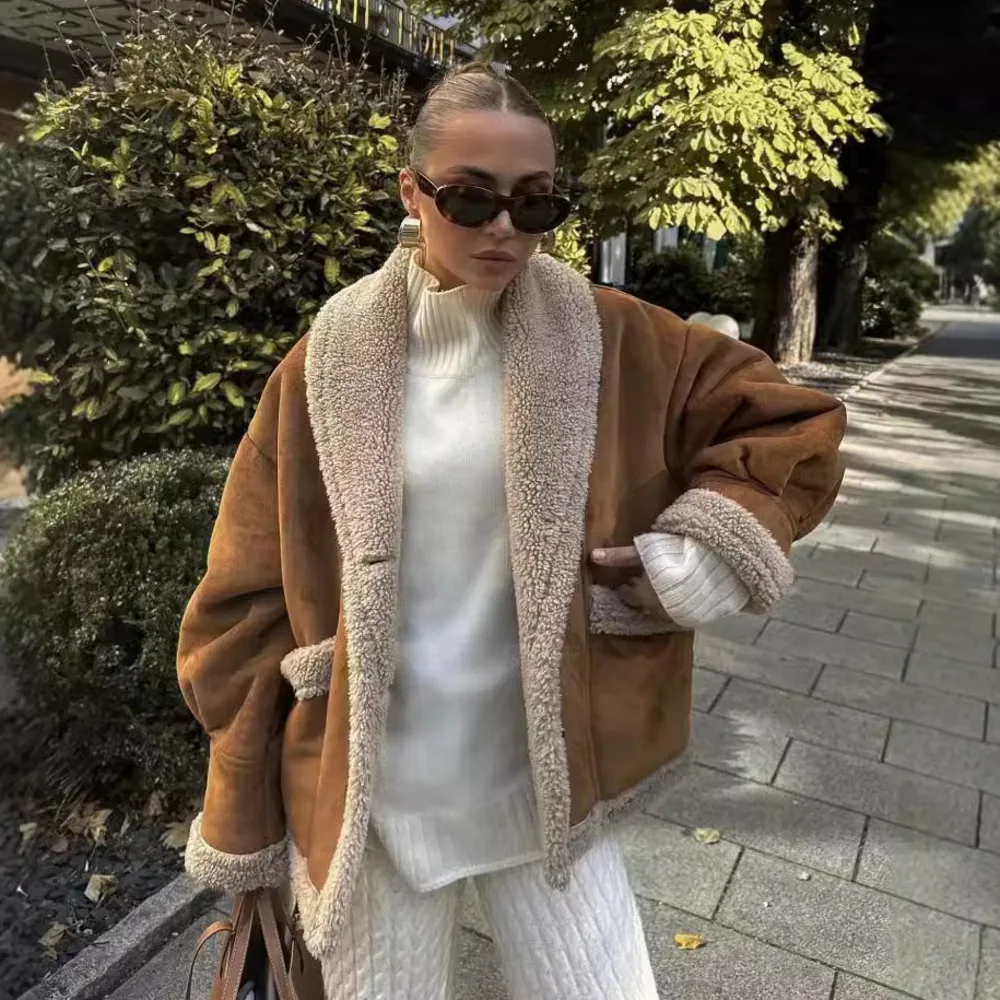 Women's Winter Coat 2024 Autumn And Winter Women's American Woolen Coat With Loose Collar And Fur One-piece Top For Women
Women's Winter Coat 2024 Autumn And Winter Women's American Woolen Coat With Loose Collar And Fur One-piece Top For Women