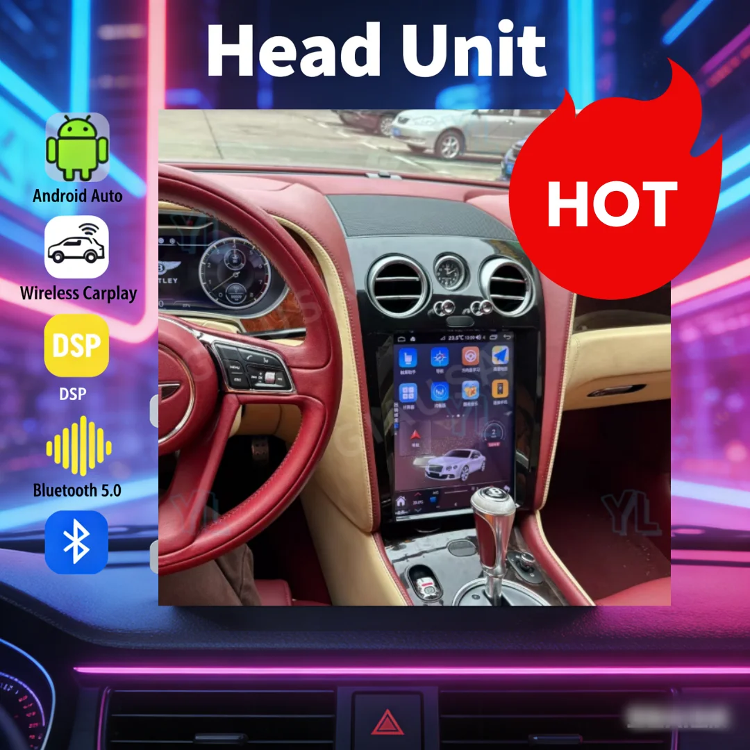 For Bentley Flying Spur Continental GT 2005-2019 Android Car Radio Carplay Autoradio Stereo Multimedia intelligent systems BT5.0
For Bentley Flying Spur Continental GT 2005-2019 Android Car Radio Carplay Autoradio Stereo Multimedia intelligent systems BT5.0