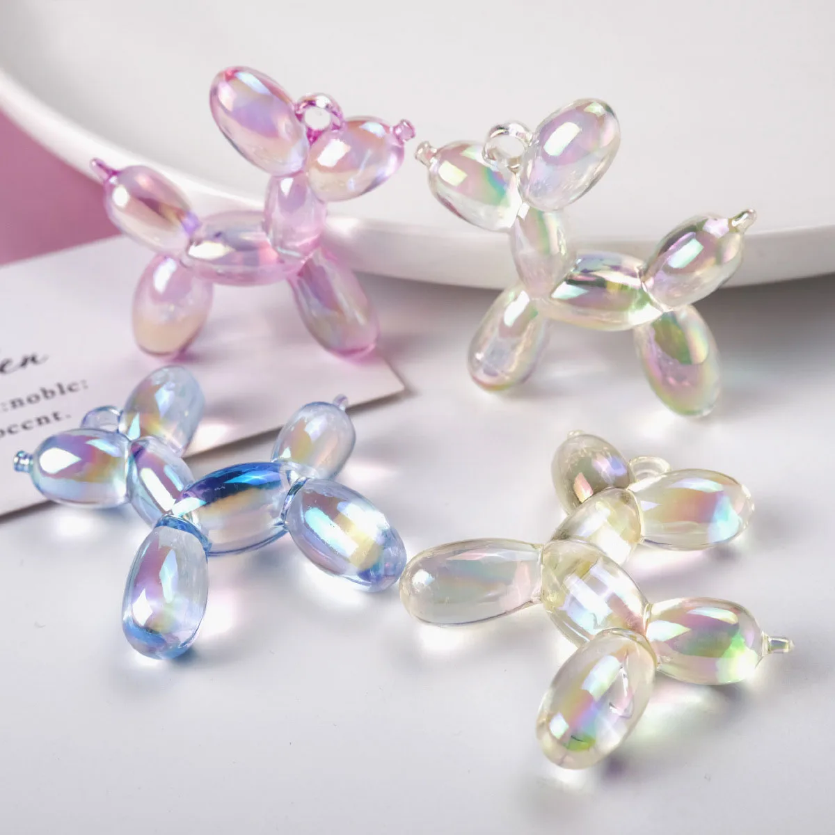 Transparent Cute Ab Colors 3D Animal Puppy Dog Shape Necklace Pendant Charms 50pcs 45*45mm Ornament Earring Keychain Handbag DIY
Transparent Cute Ab Colors 3D Animal Puppy Dog Shape Necklace Pendant Charms 50pcs 45*45mm Ornament Earring Keychain Handbag DIY