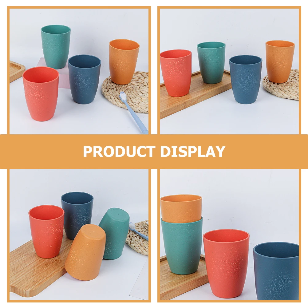 4 Pcs Cups Mouthwash Cup For Home Toothbrush Cup Drinking Glasses for Dorm Plastic Adult Bathroom Kitchen Facilities
4 Pcs Cups Mouthwash Cup For Home Toothbrush Cup Drinking Glasses for Dorm Plastic Adult Bathroom Kitchen Facilities