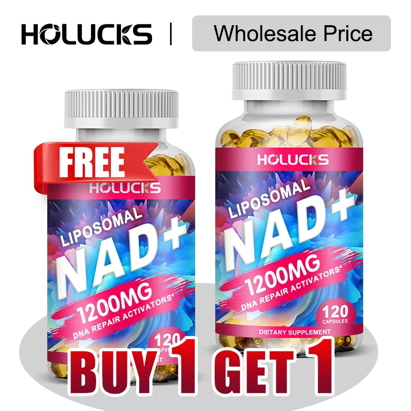 Buy 1 Get 1 Free! NAD+ 1200mg Supplement, for Metabolism, Brain & Heart Health, Boosts Mitochondrial Function, Fights Fatigue
Buy 1 Get 1 Free! NAD+ 1200mg Supplement, for Metabolism, Brain & Heart Health, Boosts Mitochondrial Function, Fights Fatigue