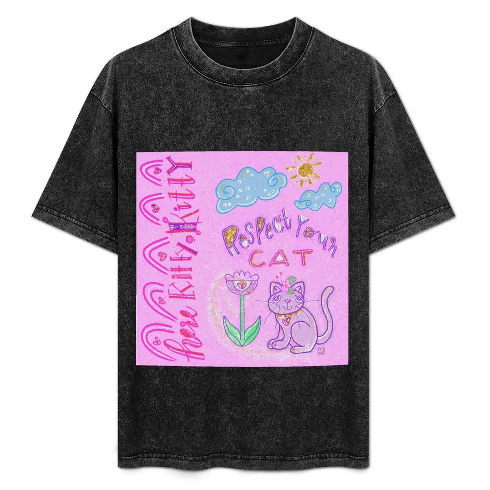 Respect Your Cat Glitter T-Shirt Sweat Absorbing Sports Tee Shirt
Respect Your Cat Glitter T-Shirt Sweat Absorbing Sports Tee Shirt