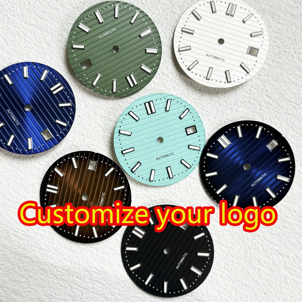 29.8mm Horizontal Concave and Convex Texture NH35 Sterile Dial Custom Watch Accessories
29.8mm Horizontal Concave and Convex Texture NH35 Sterile Dial Custom Watch Accessories