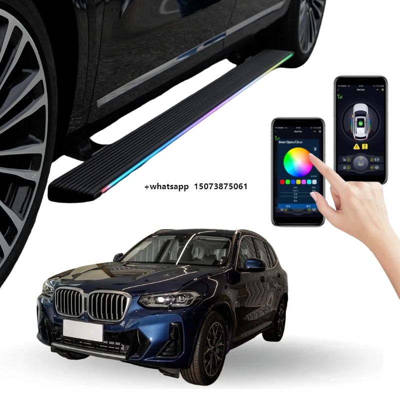 Aluminum Alloy Retractable Power Steps with Led Light for X3 Running Board Automobile Accessories
Aluminum Alloy Retractable Power Steps with Led Light for X3 Running Board Automobile Accessories