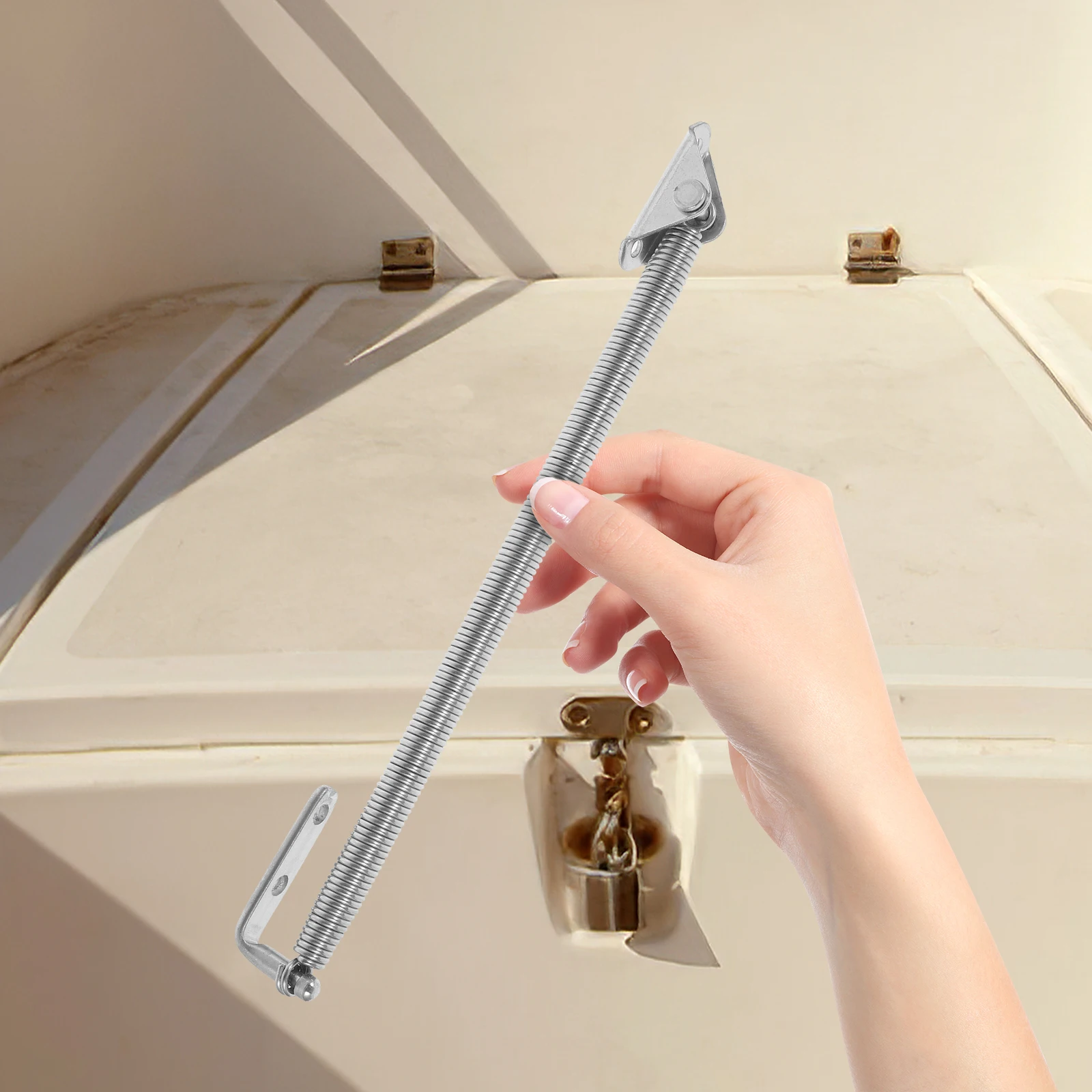Stainless Steel Cabin Door Spring Adjustable Support Silver Boat Hatch Lift Spring Supportive Lid Adjuster Corrosion Resistant
Stainless Steel Cabin Door Spring Adjustable Support Silver Boat Hatch Lift Spring Supportive Lid Adjuster Corrosion Resistant