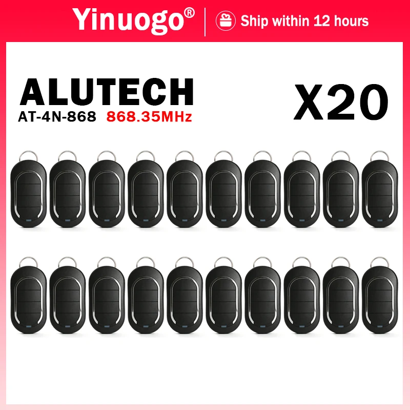 Новый пульт дистанционного управления для гаражных ворот ALUTECH AT-4N-868 с частотой 868,35 МГц. Подходит для передатчика команд управления воротами ALUTECH AT-4N 868 МГц.
Новый пульт дистанционного управления для гаражных ворот ALUTECH AT-4N-868 с частотой 868,35 МГц. Подходит для передатчика команд управления воротами ALUTECH AT-4N 868 МГц.