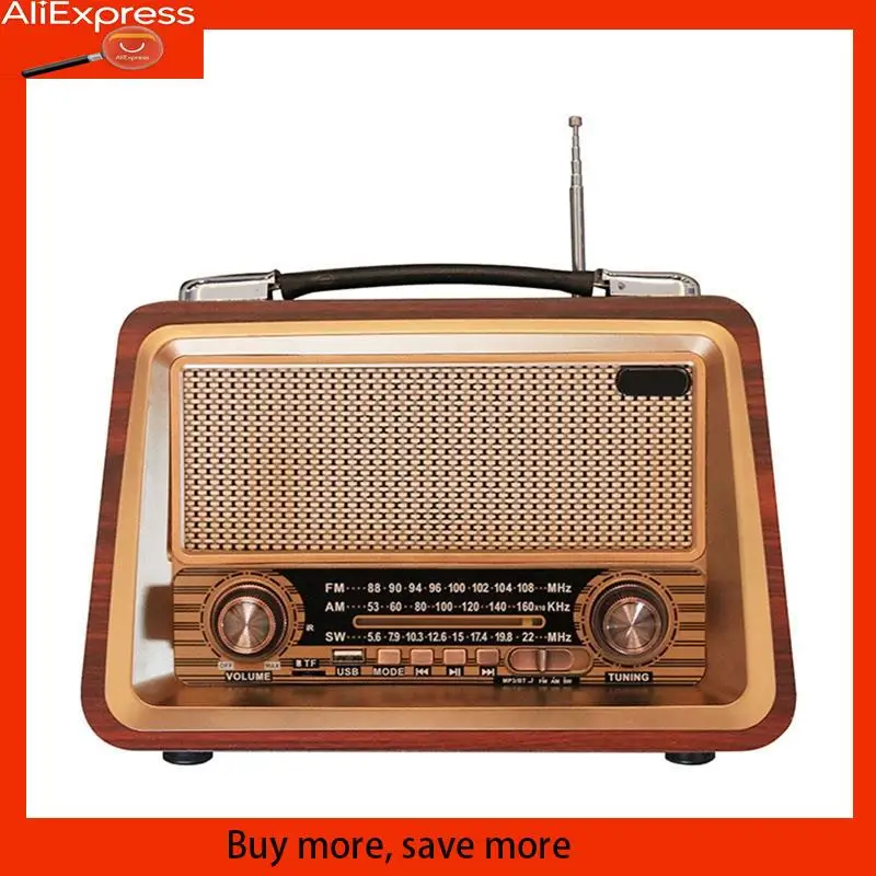 A67Z Portable Wooden Retro Radio Wireless Bluetooth Speakers HIFI Stereo AM/FM Radio Player USB TF AUX MP3
A67Z Portable Wooden Retro Radio Wireless Bluetooth Speakers HIFI Stereo AM/FM Radio Player USB TF AUX MP3