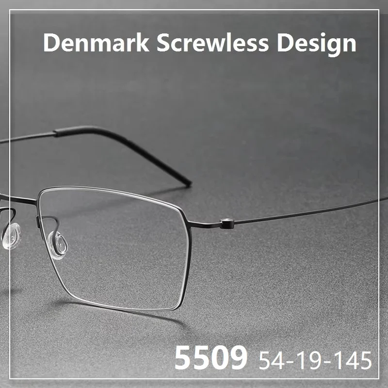 Pure Titanium Glasses Frame Men Women Eyewear Frames Eyeglassess Square Business Classic Design Screwless Denmark Brand
Pure Titanium Glasses Frame Men Women Eyewear Frames Eyeglassess Square Business Classic Design Screwless Denmark Brand