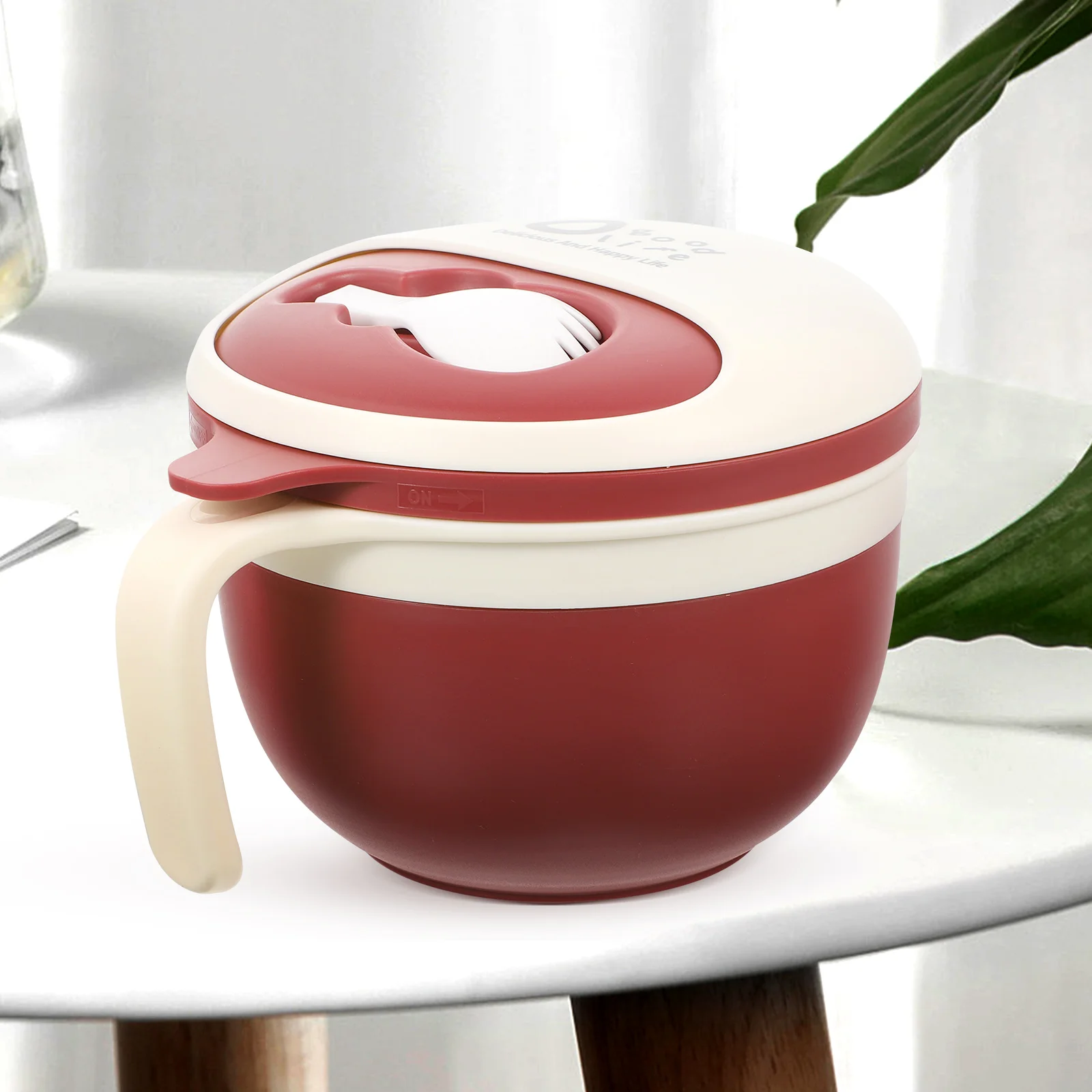 1 Set Stainless Steel Ramen With Fork Compact Food Reusable Lunch For School Household Daily Use Portable Bento Bowl Easy Clean
1 Set Stainless Steel Ramen With Fork Compact Food Reusable Lunch For School Household Daily Use Portable Bento Bowl Easy Clean