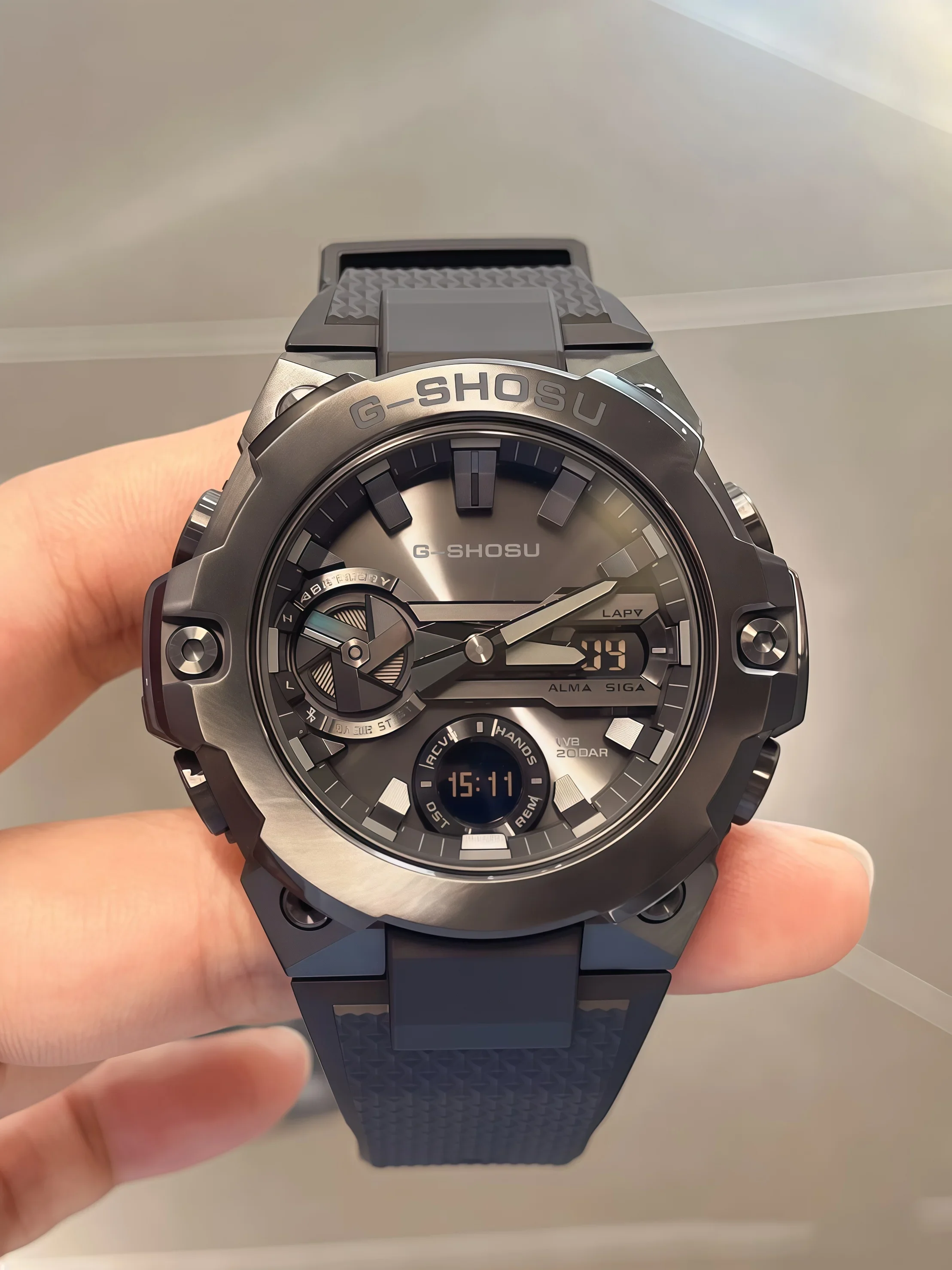 Unisex Iced Out Watch: World Time, Dual Display, Full-Featured, Stainless Steel Band, Large Size
Unisex Iced Out Watch: World Time, Dual Display, Full-Featured, Stainless Steel Band, Large Size
