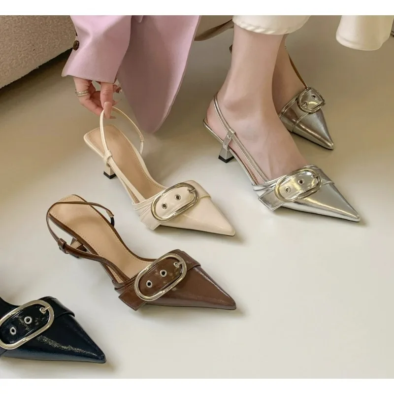 New Retro Fashion Sexy Designer Patent Leather Pointed Toe High Heels Pumps Women Shallow Elegant Wedding Party Shoes
New Retro Fashion Sexy Designer Patent Leather Pointed Toe High Heels Pumps Women Shallow Elegant Wedding Party Shoes