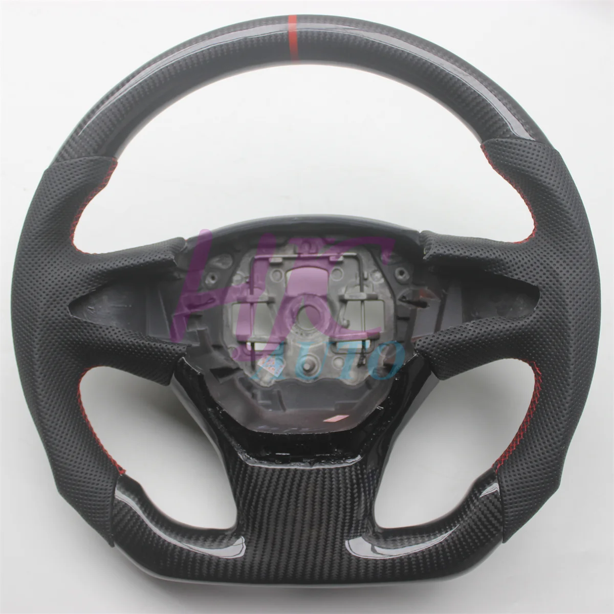 Custom For Citroen C4 C3-XR Leather Real Carbon Fiber Steering Wheel
Custom For Citroen C4 C3-XR Leather Real Carbon Fiber Steering Wheel