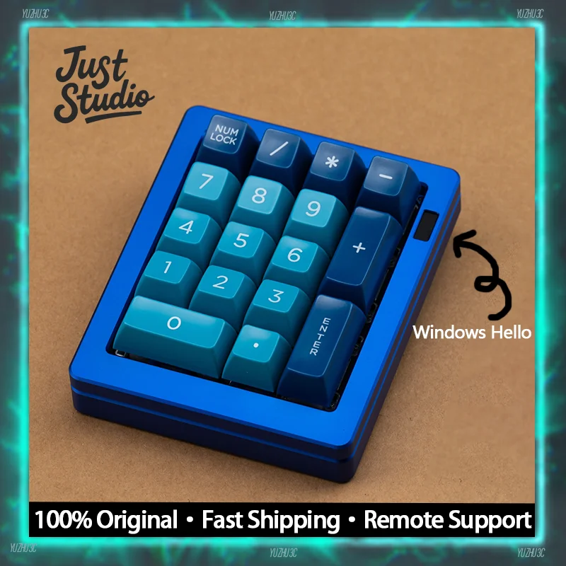Программируемая клавиатура Just Studio Soso-Pad Tri-Mode с 17 клавишами, поддержкой Windows Hello и разблокировкой по отпечатку пальца, из алюминия и латуни
Программируемая клавиатура Just Studio Soso-Pad Tri-Mode с 17 клавишами, поддержкой Windows Hello и разблокировкой по отпечатку пальца, из алюминия и латуни