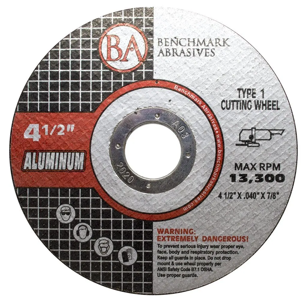 4 1/2" Cut Off Wheels 25-Pack, Aluminum Oxide Thin Type 1 Angle Grinder Cutting Disc for Aluminum, Copper, 7/8" Arbor Hole
4 1/2" Cut Off Wheels 25-Pack, Aluminum Oxide Thin Type 1 Angle Grinder Cutting Disc for Aluminum, Copper, 7/8" Arbor Hole