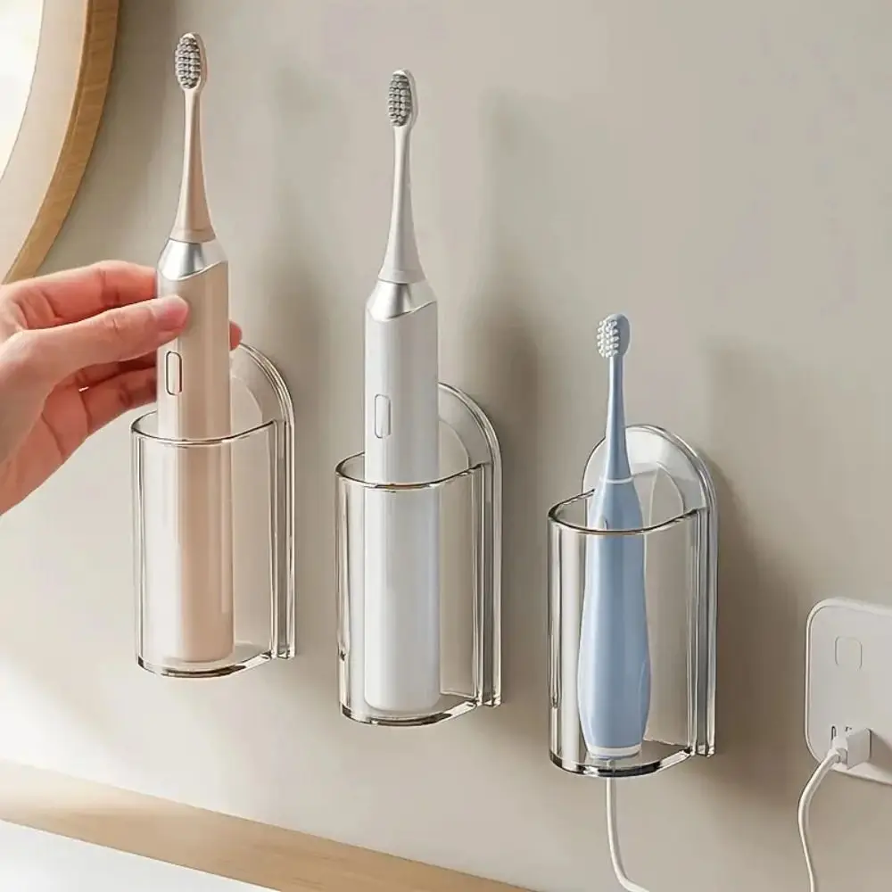 Wall Mount Electric Toothbrush Holder Punch-Free Space Saving Toothbrush Storage Rack Transparent Electric Toothbrush Base
Wall Mount Electric Toothbrush Holder Punch-Free Space Saving Toothbrush Storage Rack Transparent Electric Toothbrush Base