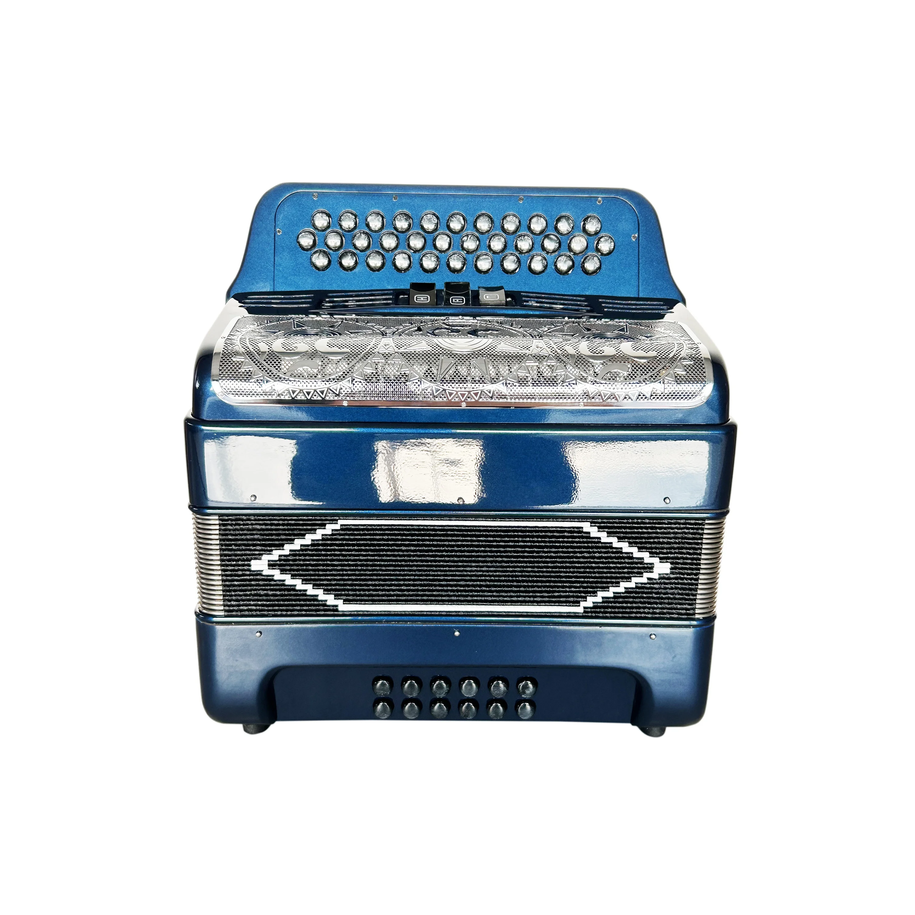 SEASOUND OEM 34 Buttons 12 Bass 3 Registers Deep Blue Accordion Silver Grill Accordions Musical JB3412C
SEASOUND OEM 34 Buttons 12 Bass 3 Registers Deep Blue Accordion Silver Grill Accordions Musical JB3412C