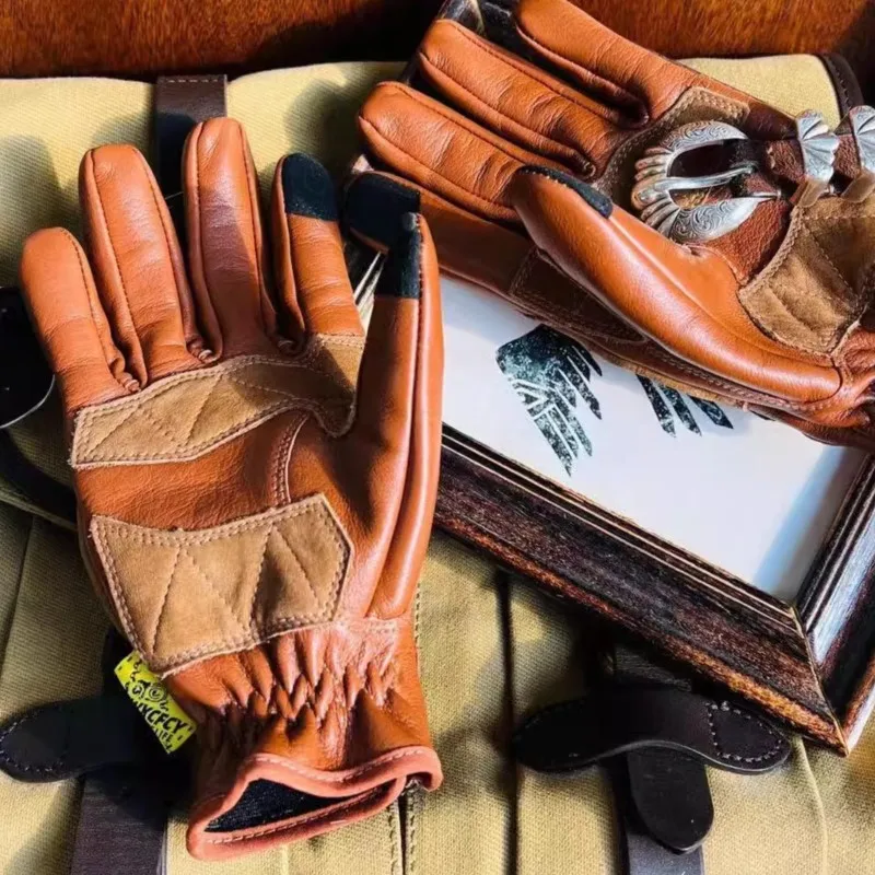 High Quality Hand-Made Machine Knight Comes with Protective Gear First Layer Cowhide Stitching Leather Gloves Screen
High Quality Hand-Made Machine Knight Comes with Protective Gear First Layer Cowhide Stitching Leather Gloves Screen
