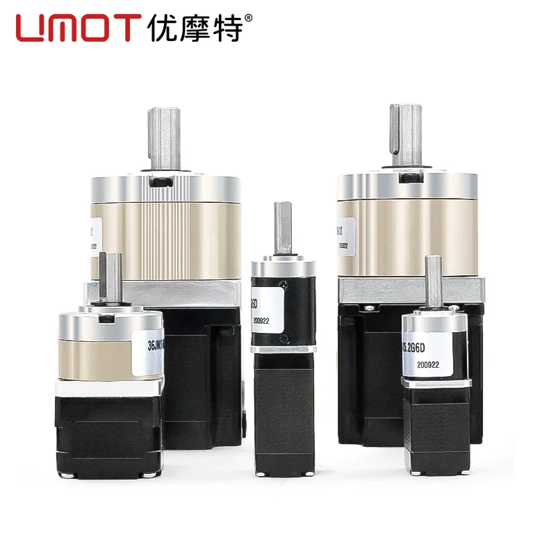 UMOT Micro High Torque Nema8 Nema11 Nema14 Nema17 Гибридный шаговый двигатель со передаточным числом 1:3.7-1:369 Планетарный редуктор для ЧПУ
UMOT Micro High Torque Nema8 Nema11 Nema14 Nema17 Гибридный шаговый двигатель со передаточным числом 1:3.7-1:369 Планетарный редуктор для ЧПУ