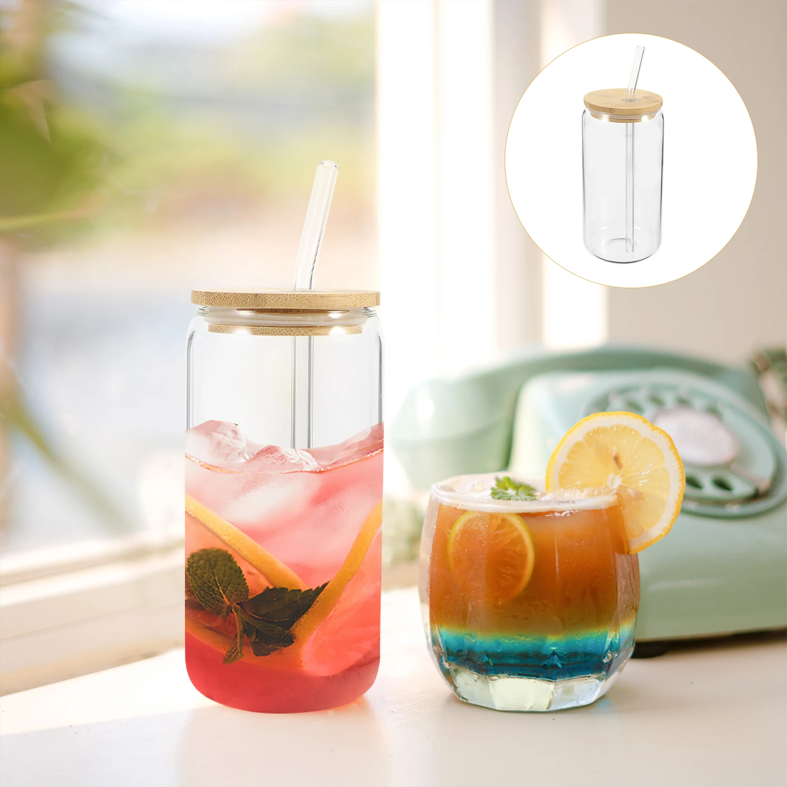 High Temperature Resistant Glass Cup Clear Tea Cups with Lids Ice Coffee Tumblers Drinking Jar Smoothie Juice Bottle Mug
High Temperature Resistant Glass Cup Clear Tea Cups with Lids Ice Coffee Tumblers Drinking Jar Smoothie Juice Bottle Mug