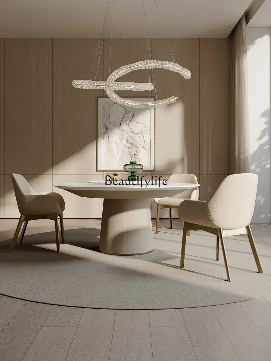 LX High-end atmospheric induction cooker luxury stone dining table villa household large flat electric round dining tableSSS
LX High-end atmospheric induction cooker luxury stone dining table villa household large flat electric round dining tableSSS