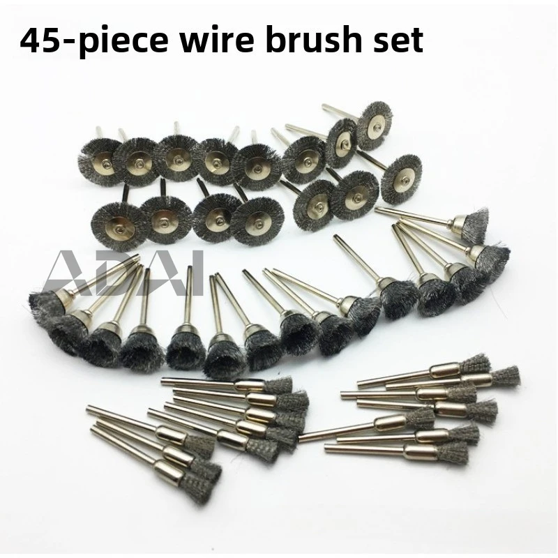 Набор из 45 мини-щеток: нержавеющая сталь, для чистки, для резьбы по дереву, для гравировки, для полировки ореха, с цветочными головками
Набор из 45 мини-щеток: нержавеющая сталь, для чистки, для резьбы по дереву, для гравировки, для полировки ореха, с цветочными головками