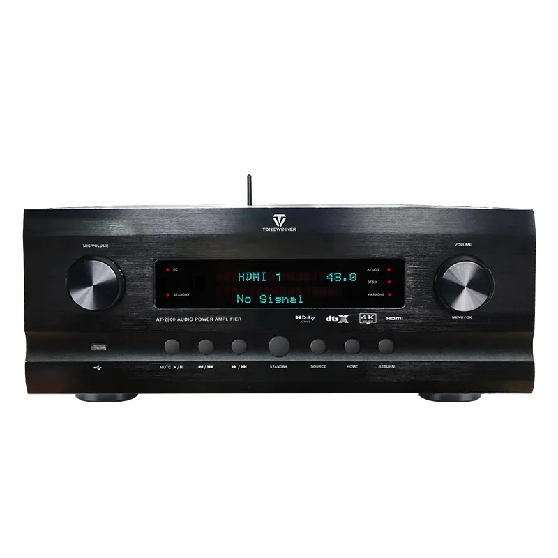 Tonewinner AT-2900 9 Channels Decoder & 1000 Watts Professional Power Amplifier Class H Professional Av Receiver Audio Amplifier
Tonewinner AT-2900 9 Channels Decoder & 1000 Watts Professional Power Amplifier Class H Professional Av Receiver Audio Amplifier