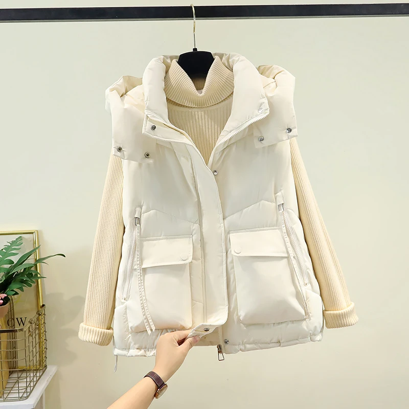 Женский orth Puffer Jaet, осенне-зимний хлопковый пуховый жилет, свободная верхняя одежда, корейская длинная свевая молния
Женский orth Puffer Jaet, осенне-зимний хлопковый пуховый жилет, свободная верхняя одежда, корейская длинная свевая молния