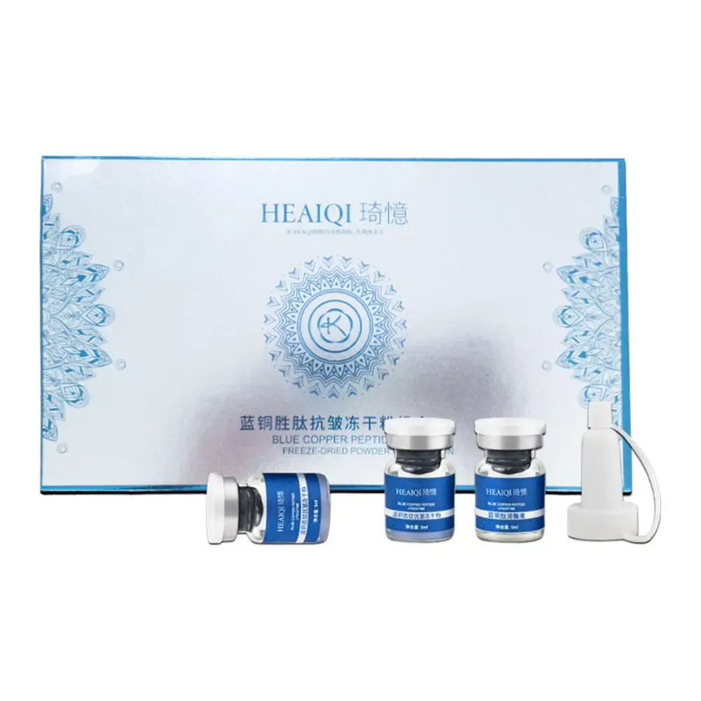 GHK-Cu Blue Copper Peptide Freeze-Dried Powder Essence: Глубокое увлажнение, укрепление, восстановление эластичности кожи, омоложение.
GHK-Cu Blue Copper Peptide Freeze-Dried Powder Essence: Глубокое увлажнение, укрепление, восстановление эластичности кожи, омоложение.