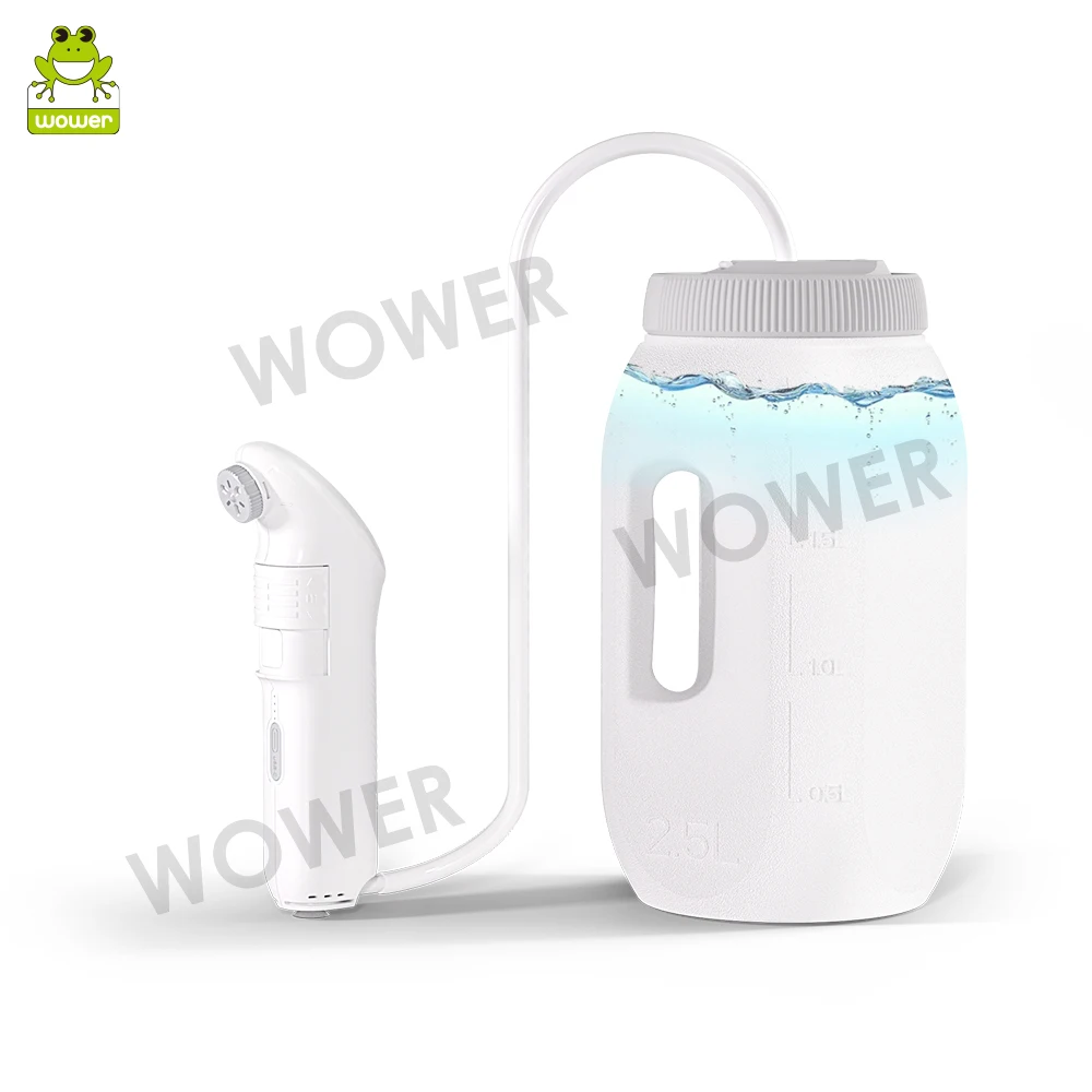WOWER 2,5 л портативное электрическое биде для личной гигиены, чистка рук Shattaf, перезаряжаемое биде для кемпинга, туалета, душа, распылитель
WOWER 2,5 л портативное электрическое биде для личной гигиены, чистка рук Shattaf, перезаряжаемое биде для кемпинга, туалета, душа, распылитель