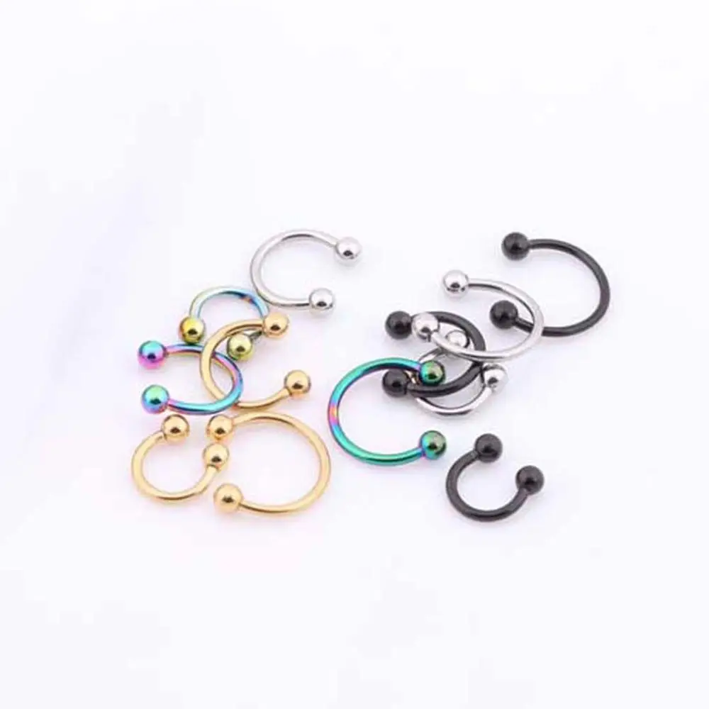 Fashion For Women Circular Ball Stud Earrings Hoop C Shape Body Piercing Lip Rings Nose Rings Jewelry
Fashion For Women Circular Ball Stud Earrings Hoop C Shape Body Piercing Lip Rings Nose Rings Jewelry
