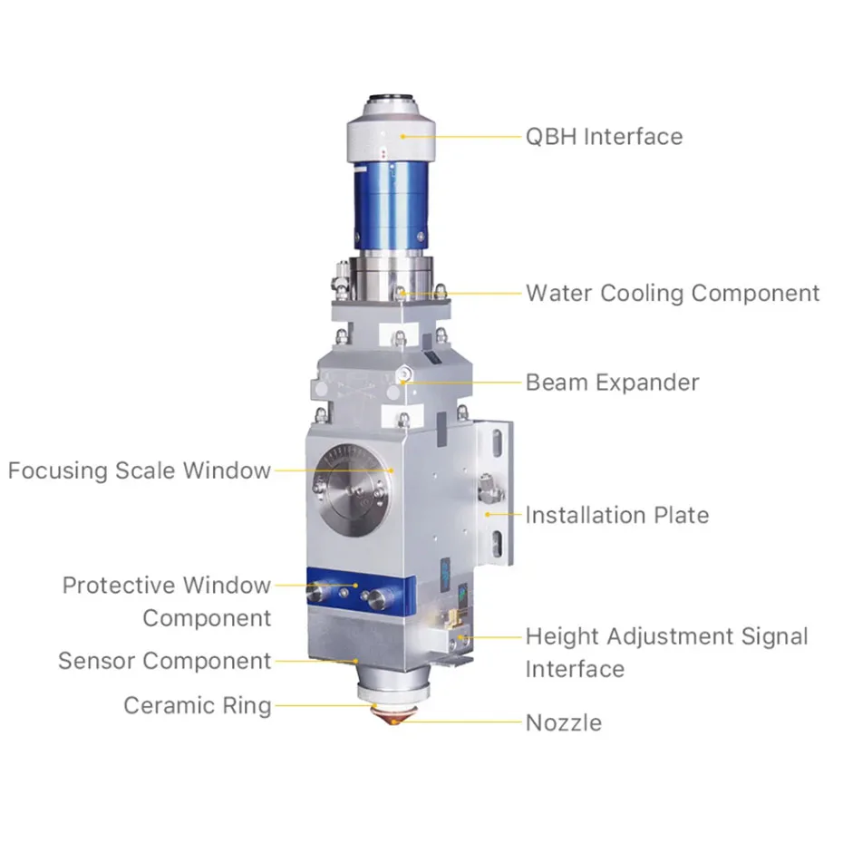 Лазерная режущая головка WSX KC15A, с ручной фокусировкой, 2000 Вт, для резки металла, интерфейс CL100, FL125, QBH
Лазерная режущая головка WSX KC15A, с ручной фокусировкой, 2000 Вт, для резки металла, интерфейс CL100, FL125, QBH