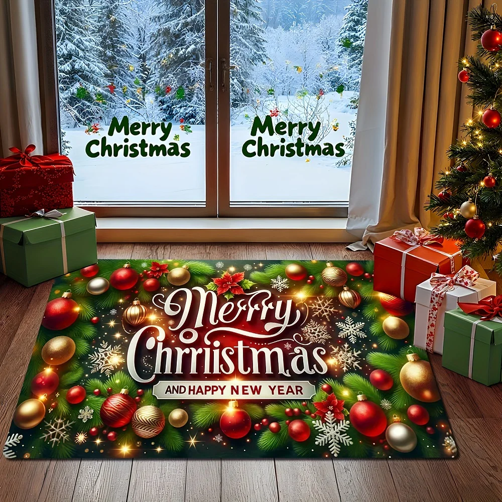 Ковер для спальни, гостиной, прихожей, рождественский коврик со снежинками, фонарики, мягкий противоскользящий напольный коврик, украшение для дома
Ковер для спальни, гостиной, прихожей, рождественский коврик со снежинками, фонарики, мягкий противоскользящий напольный коврик, украшение для дома