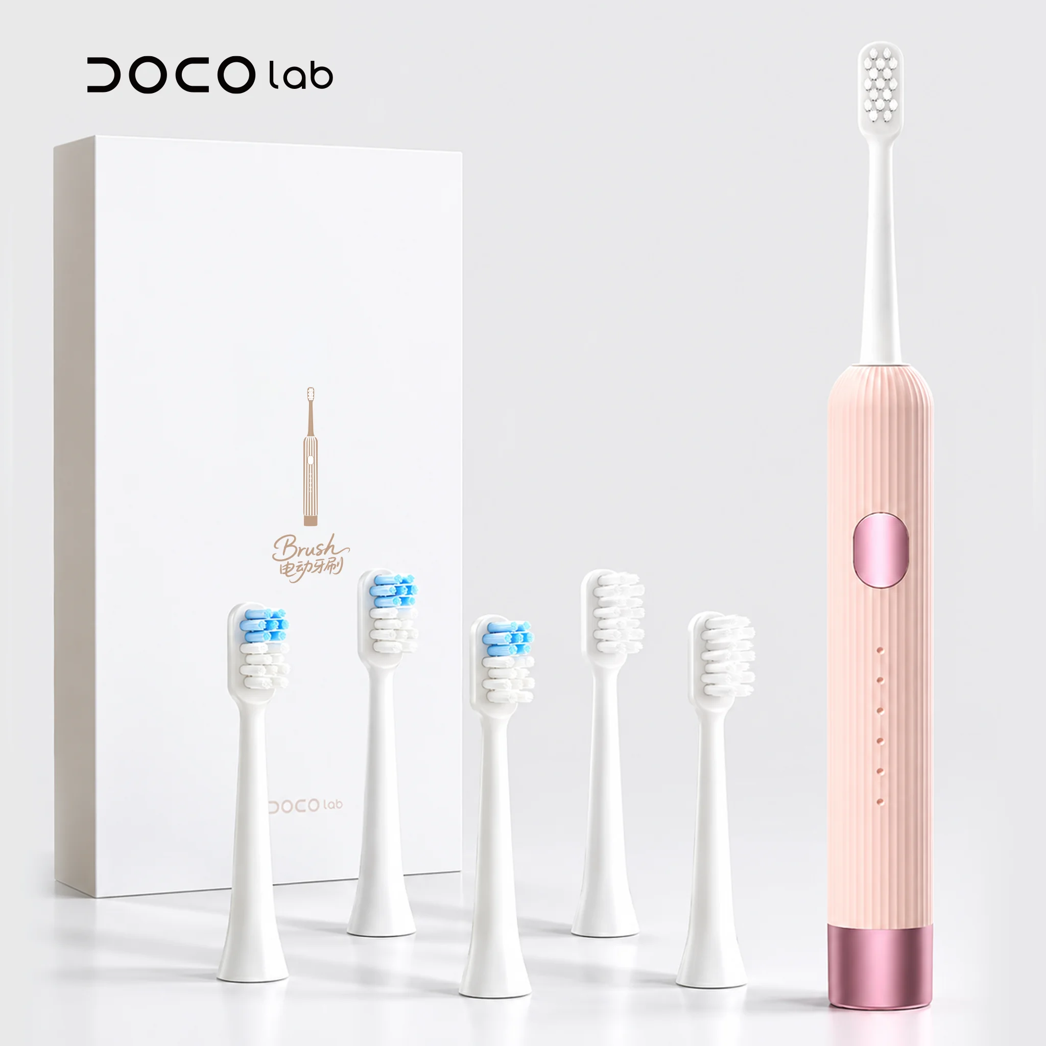 Electric Toothbrush Vibration Sonic Electric Toothbrush for Adults Rechargeable Smart 6 Modes 5 Brush Heads DOCO LAB
Electric Toothbrush Vibration Sonic Electric Toothbrush for Adults Rechargeable Smart 6 Modes 5 Brush Heads DOCO LAB